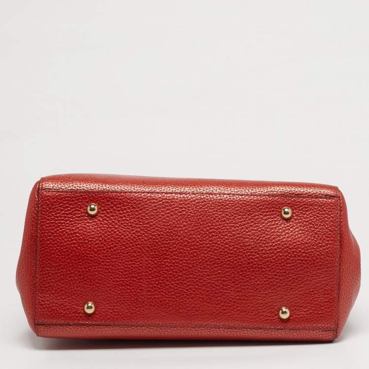 مملوكة مسبقًا Lanvin Flap Metallic Leather Tote