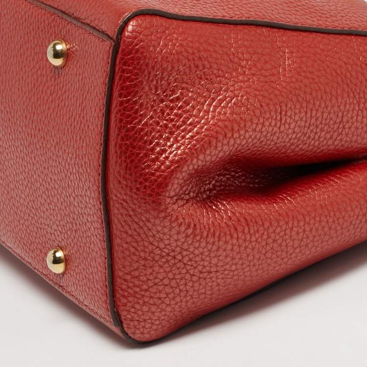 مملوكة مسبقًا Lanvin Flap Metallic Leather Tote