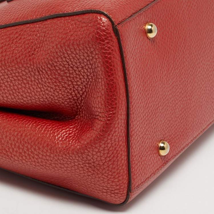 مملوكة مسبقًا Lanvin Flap Metallic Leather Tote