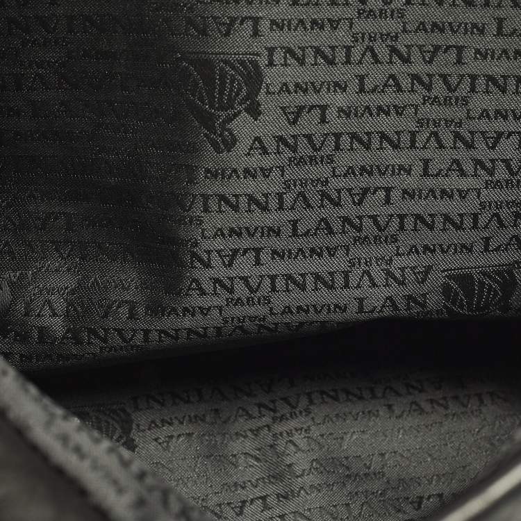 Pre Owned Lanvin Amalia Black Quilted Leather Shoulder Bag