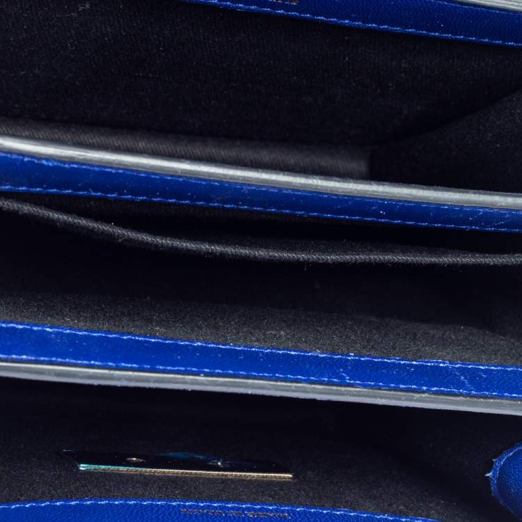 Pre Owned Lanvin Blue Leather Jiji Shoulder Bag