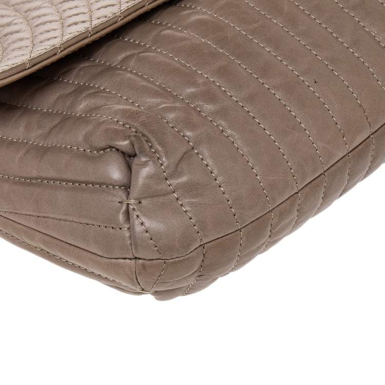 Pre Owned Lanvin Beige Leather Happy Shoulder Bag