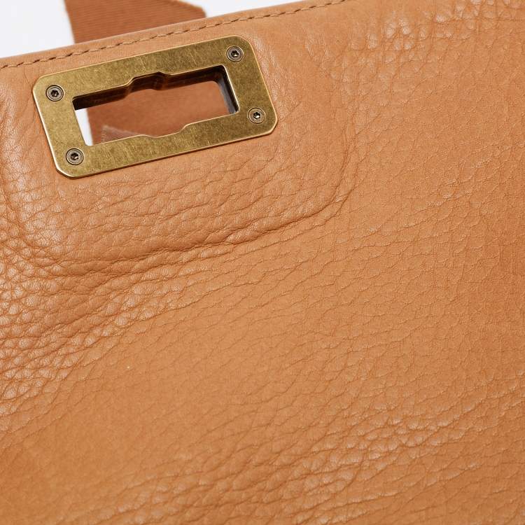 Pre Owned Lanvin Brown Leather Happy Shoulder Bag