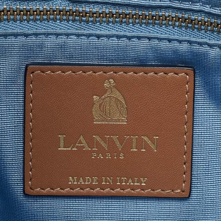 Pre Owned Lanvin Beige Quilted Leather Sugar Shoulder Bag
