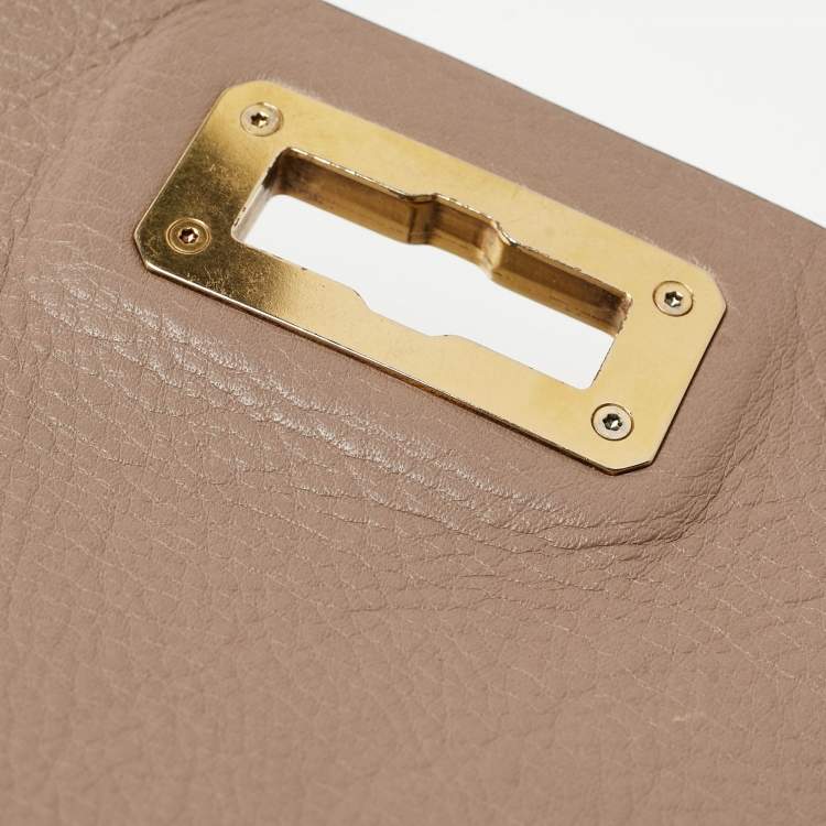 Pre Owned Lanvin Beige Leather Happy Shoulder Bag