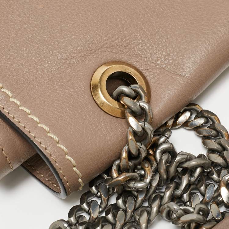 Pre Owned Lanvin Beige Leather Happy Shoulder Bag