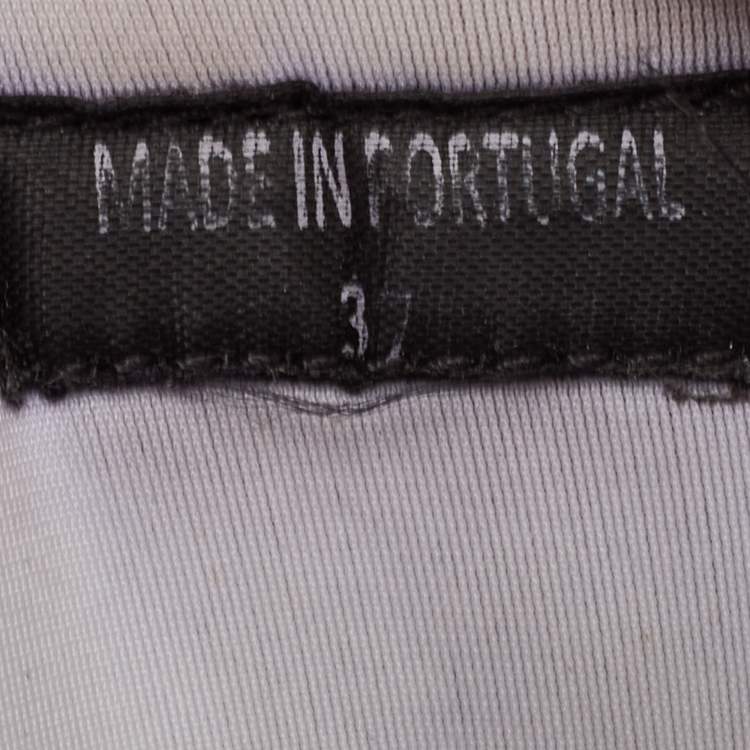 Pre Owned Lanvin Curb Size 37 Beige/Cream Fabric and Nubuck Leather Low Top Sneakers