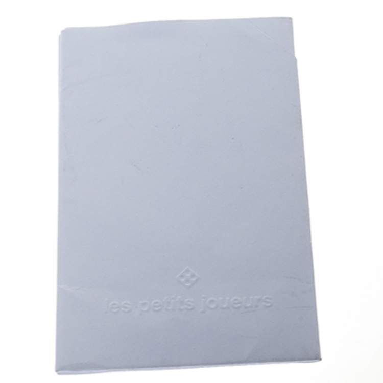 Pre Owned Les Petits Joueurs Black Ginny Palms Fringe Chain Clutch