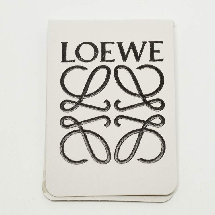 مملوكة مسبقًا Loewe Brown Anagram Patch Mohair Fringed Scarf 