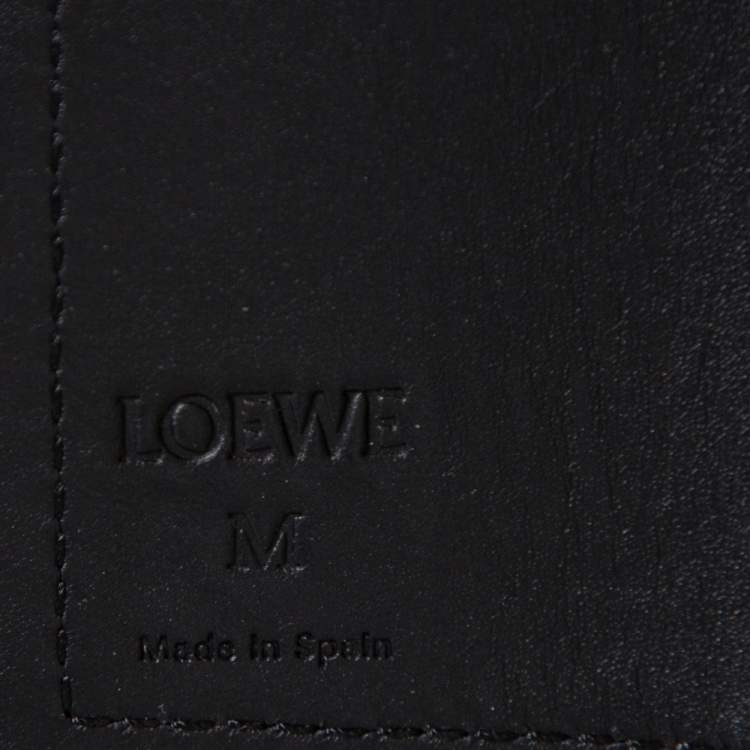 Pre Owned Loewe Black Leather Obi Corset Belt M