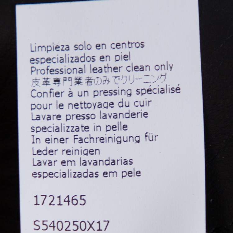 Pre Owned Loewe Black Leather Obi Corset Belt M