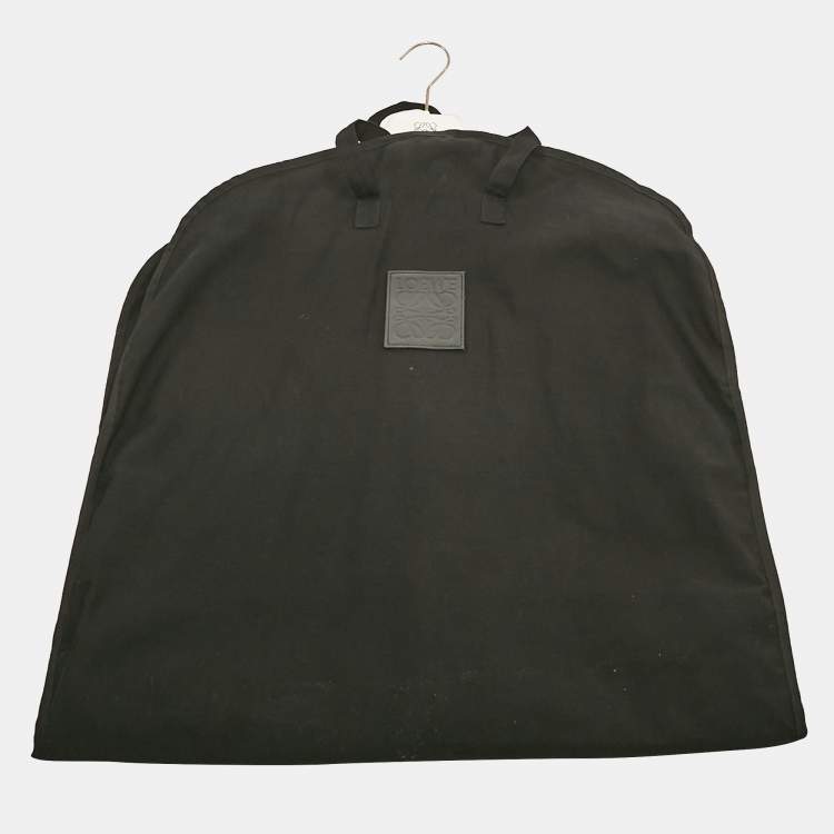 Pre Owned Loewe Black Crepe Button Front Faux Cape Long Dress S