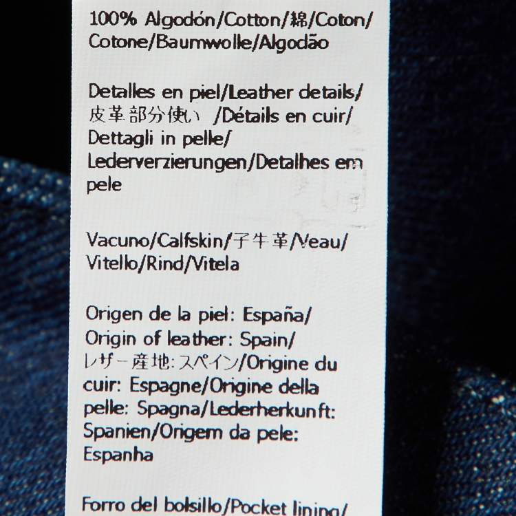 Pre Owned Loewe Blue Denim Fisherman Cuffed Jeans XXL/Waist 37"