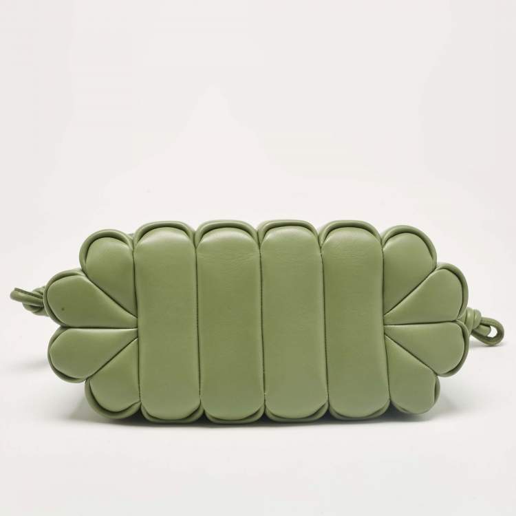 Pre Owned Loewe Rosemary Leather Ondas Flamenco Knot Shoulder Bag