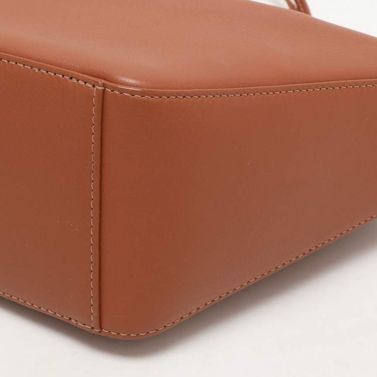 Pre Owned Loewe Brown Leather Mini Hammock Crossbody Bag