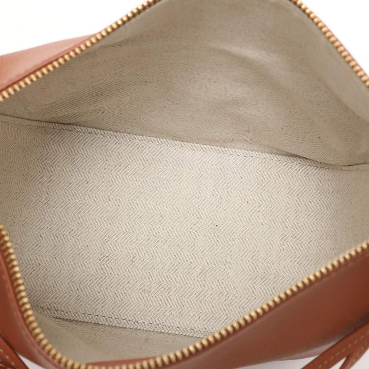 Pre Owned Loewe Brown Leather Mini Hammock Crossbody Bag