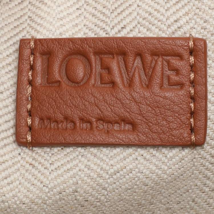 Pre Owned Loewe Brown Leather Mini Hammock Crossbody Bag
