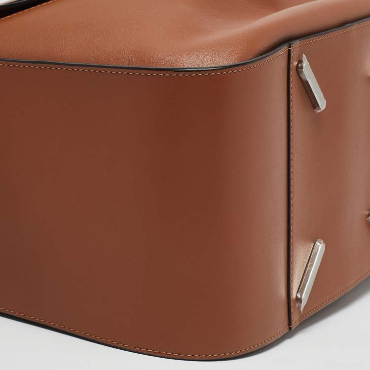 Pre Owned Loewe Brown Leather Medium Hammock Shoulder Bag