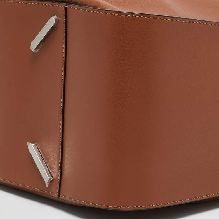 Pre Owned Loewe Brown Leather Medium Hammock Shoulder Bag