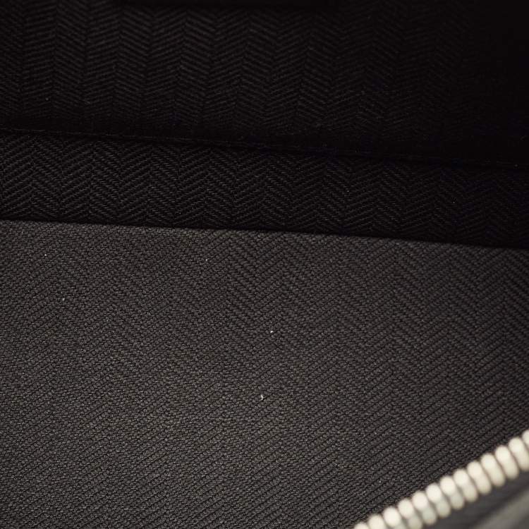 Pre Owned Loewe Puzzle Black Leather Make-Up Bag