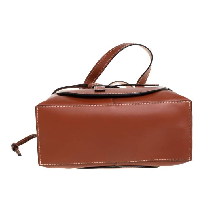 Pre Owned Loewe Brown Leather Gate Tote