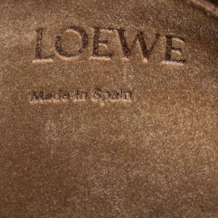Pre Owned Loewe Brown Leather Gate Tote