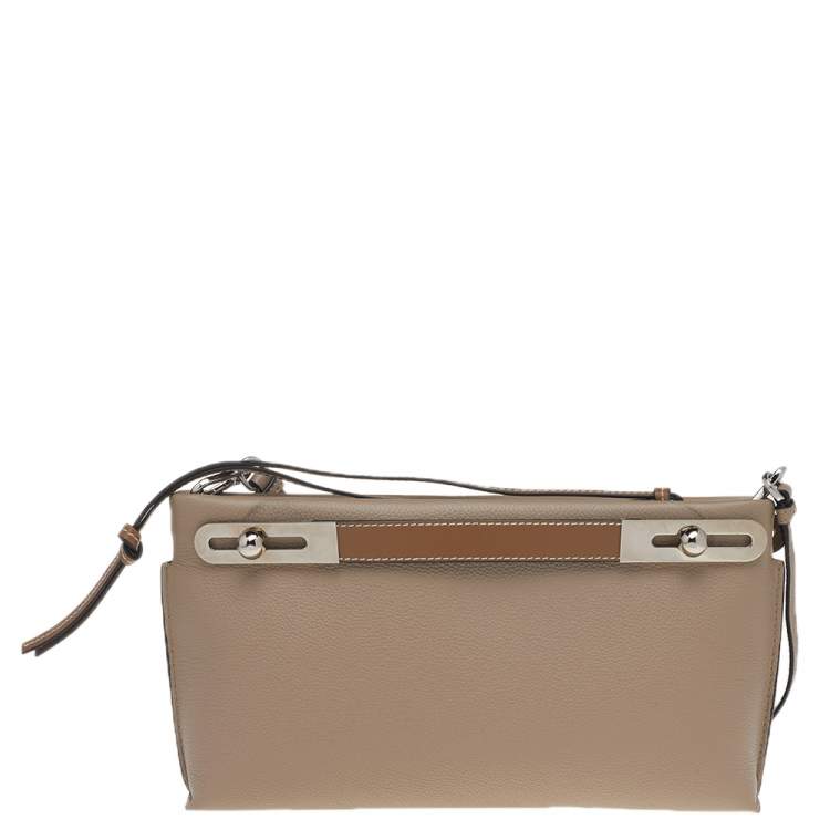 Pre Owned Loewe Beige/Brown Leather Small Missy Shoulder Bag