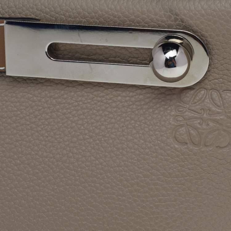 Pre Owned Loewe Beige/Brown Leather Small Missy Shoulder Bag