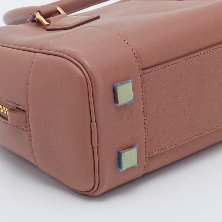 Pre Owned Loewe Old Rose Leather Amazona 23 Satchel