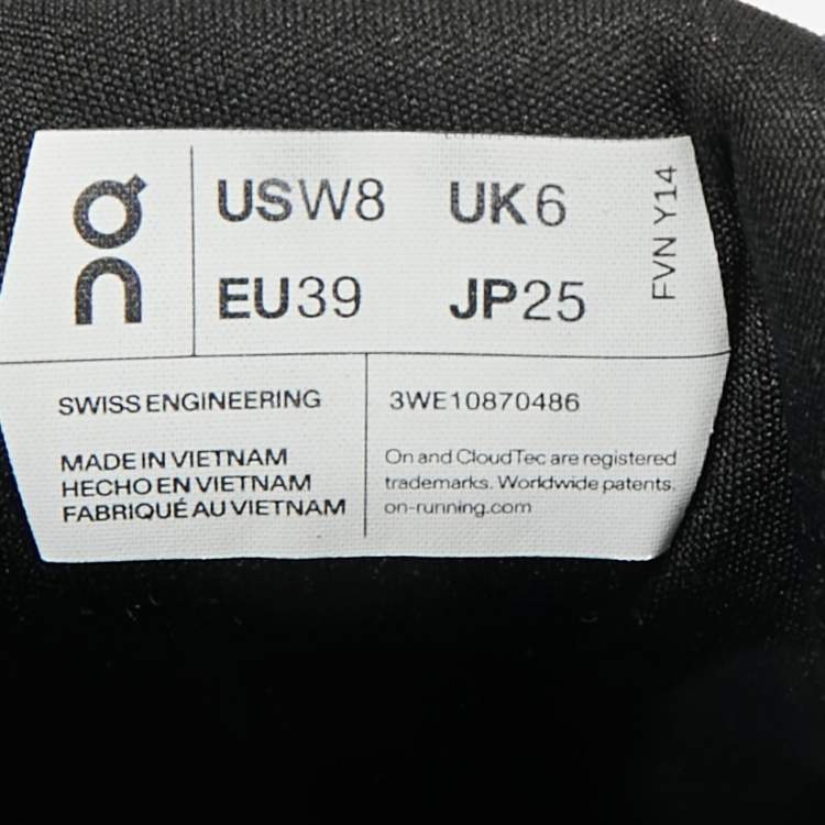 Pre Owned Loewe x On Blue/White Fabric Cloudtilt 2 Sneakers Size 39