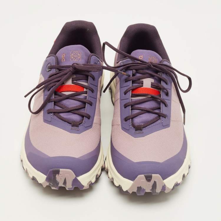 Pre Owned Loewe X On Cloudventure Size 39 Two Tone Canvas Lace Up Sneakers