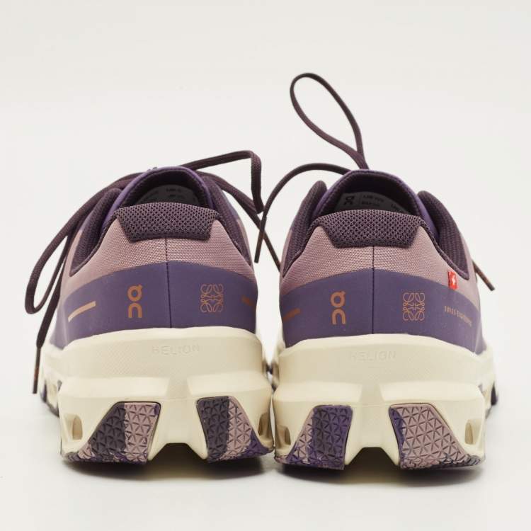 Pre Owned Loewe X On Cloudventure Size 39 Two Tone Canvas Lace Up Sneakers