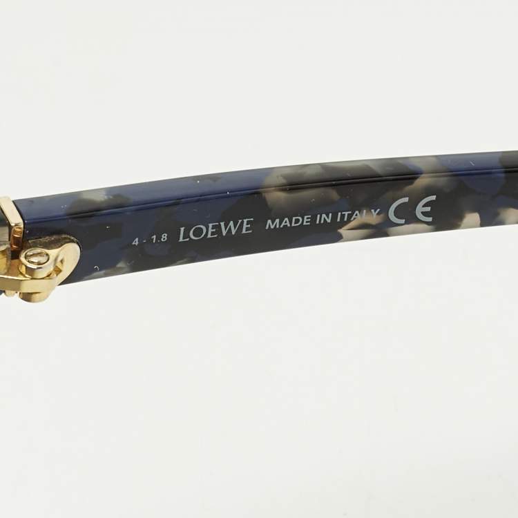 Pre Owned Loewe Blue Gradient LW40001I Filipa Oversized Sunglasses