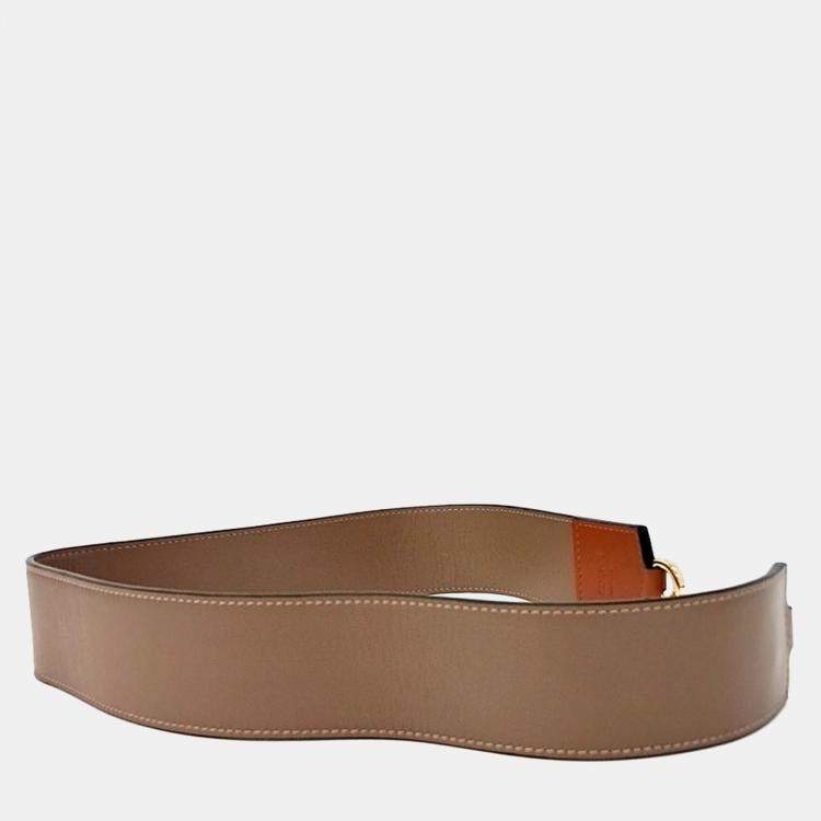 Pre Owned Loewe Brown Leather Strap
