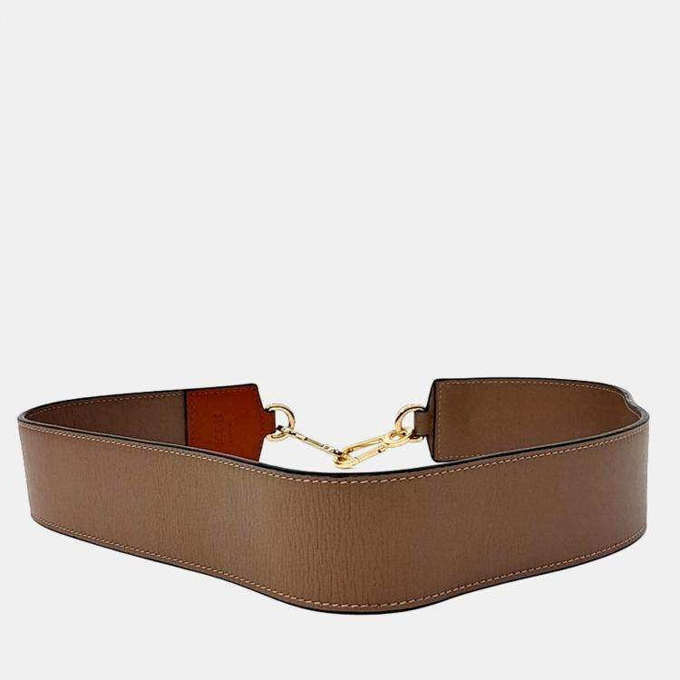 Pre Owned Loewe Brown Leather Strap