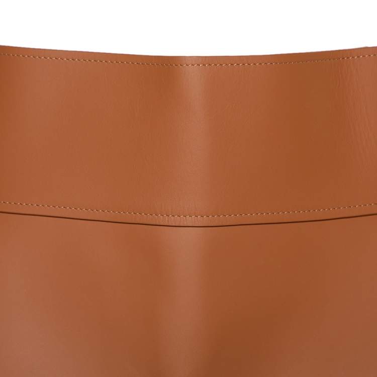 Pre Owned Loewe Brown Leather Obi Waist Belt L