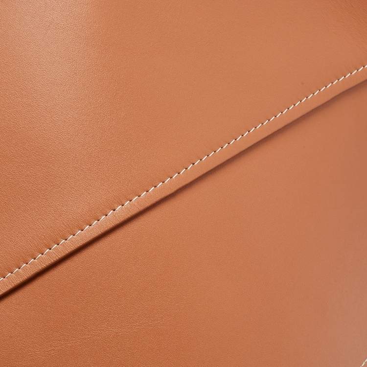 Pre Owned Loewe Brown Leather Obi Waist Belt L