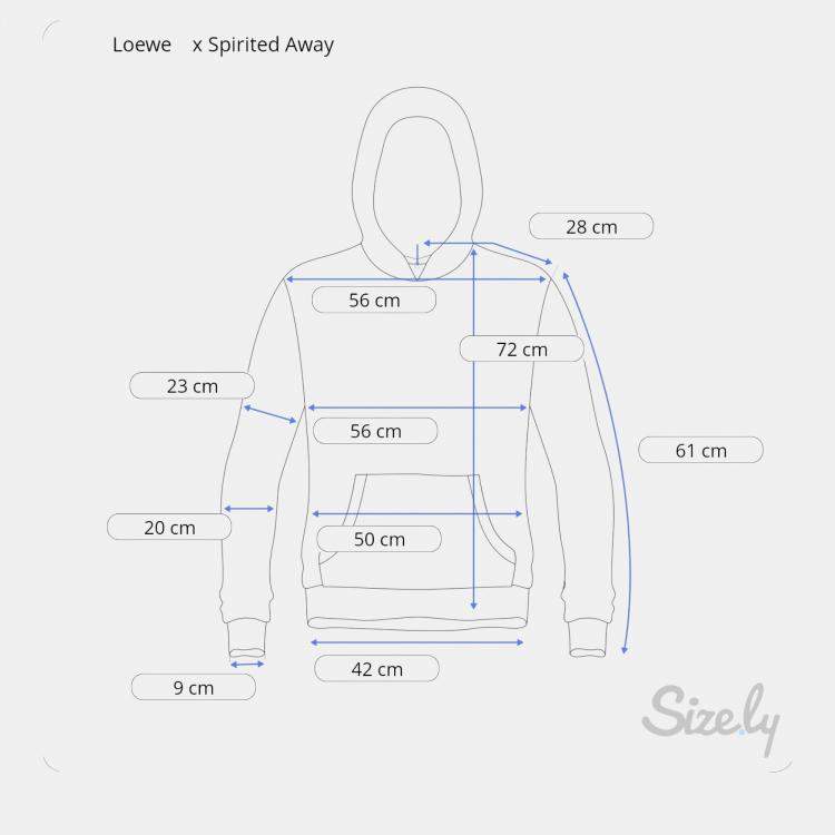 Pre Owned Loewe x Spirited Black Away Knitted Hood Sweatshirt XS
