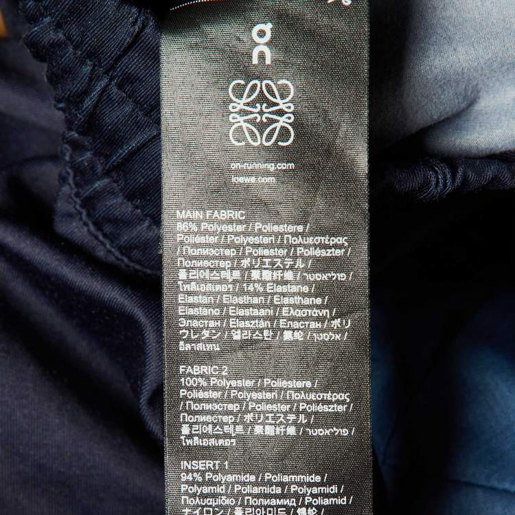Pre Owned Loewe x On Blue Technical Jersey Running Pants M