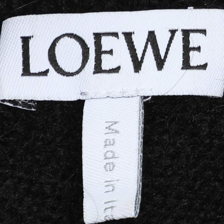 Pre Owned Loewe Multicolor High-Neck Intarsia Knit Sweater M