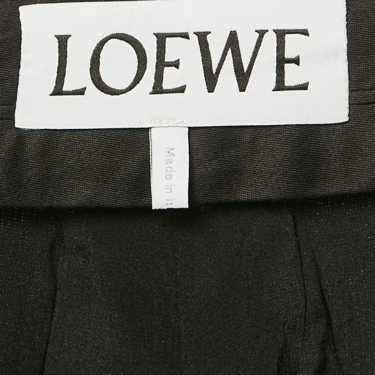 Pre Owned Loewe Grey Wool Tailored Trousers L