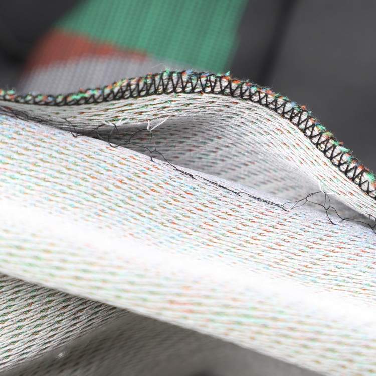 Pre Owned Loewe Multicolor Color Block Fabric Wide Leg Trouser M