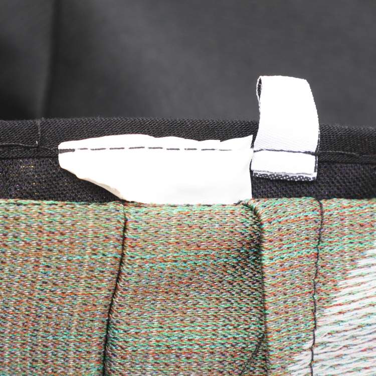 Pre Owned Loewe Multicolor Color Block Fabric Wide Leg Trouser M