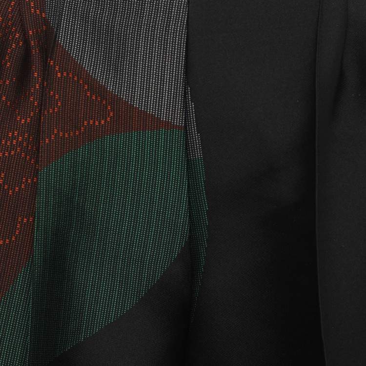 Pre Owned Loewe Multicolor Color Block Fabric Wide Leg Trouser M