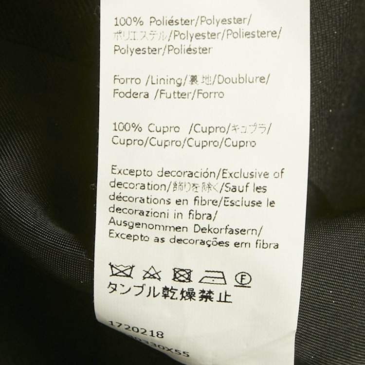 Pre Owned Loewe Black Gabardine Crystal Embellished Blazer S