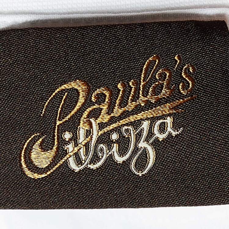 مملوكة مسبقًا Loewe X Paula's Ibiza White Printed Cotton Crew Neck T-Shirt S