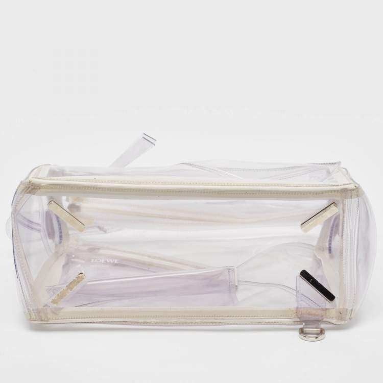 Pre Owned Loewe Clear PVC Medium Puzzle Shoulder Bag