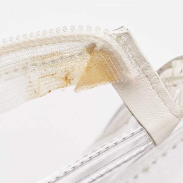 Pre Owned Loewe Clear PVC Medium Puzzle Shoulder Bag