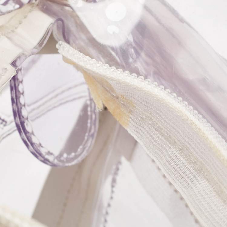 Pre Owned Loewe Clear PVC Medium Puzzle Shoulder Bag