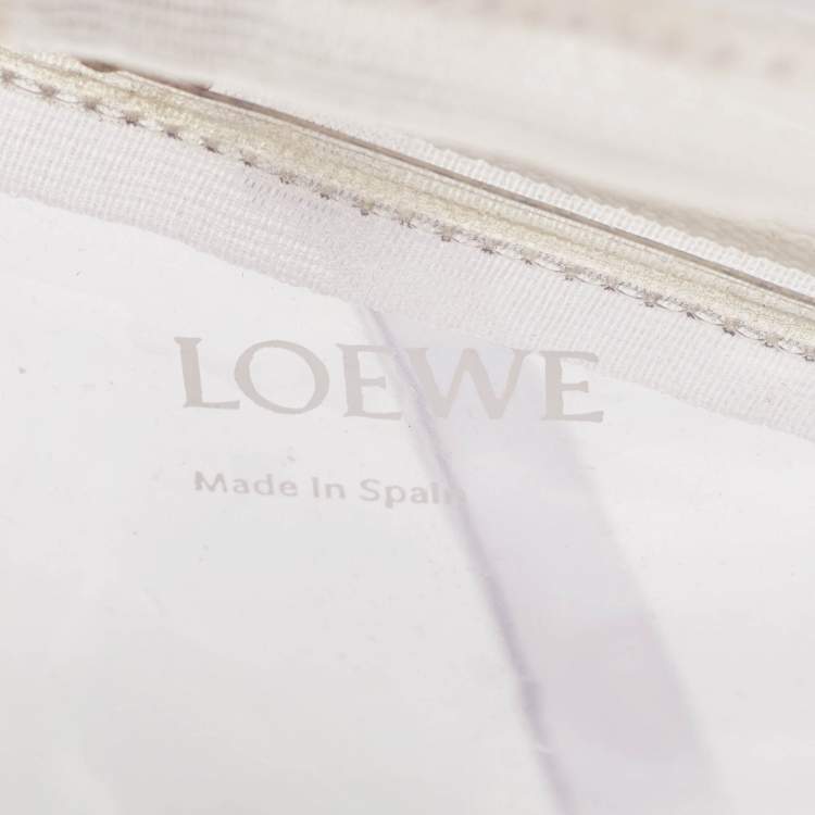 Pre Owned Loewe Clear PVC Medium Puzzle Shoulder Bag